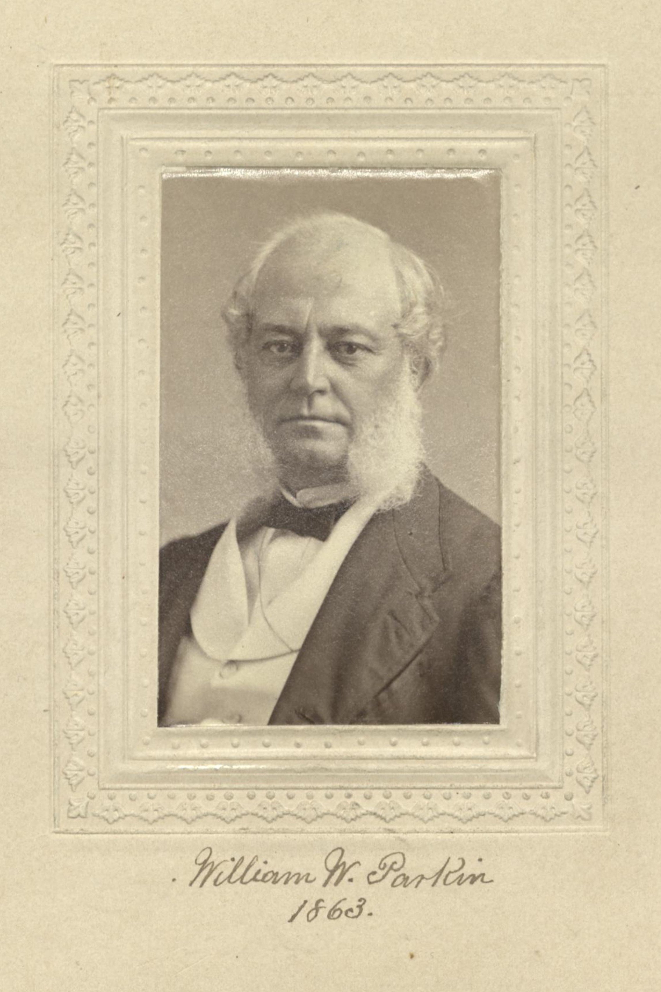 Member portrait of William W. Parkin